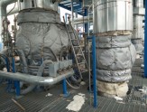 可拆卸式柔性隔熱保溫套在某化工廠大型設備的應用