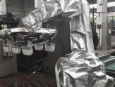 庫卡搬運機器人防護服--鋼鐵廠應用案例